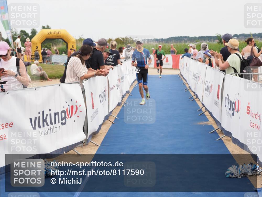 22.06.2025 - Viking Triathlon MichiJ http://msf.ph/oto/8117590 22.06.2025 15:07:32 Ziel 28, 113 meine-sportfotos.de