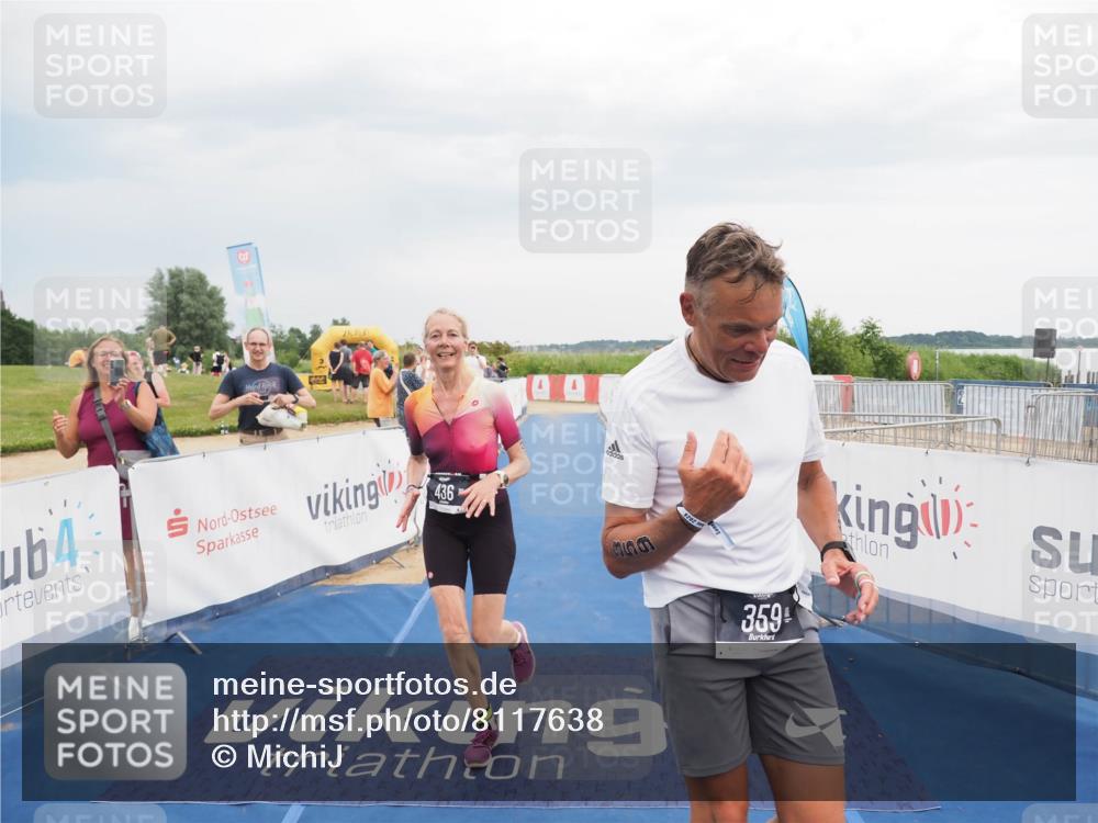 22.06.2025 - Viking Triathlon MichiJ http://msf.ph/oto/8117638 22.06.2025 16:53:38 Ziel 359, 436 meine-sportfotos.de