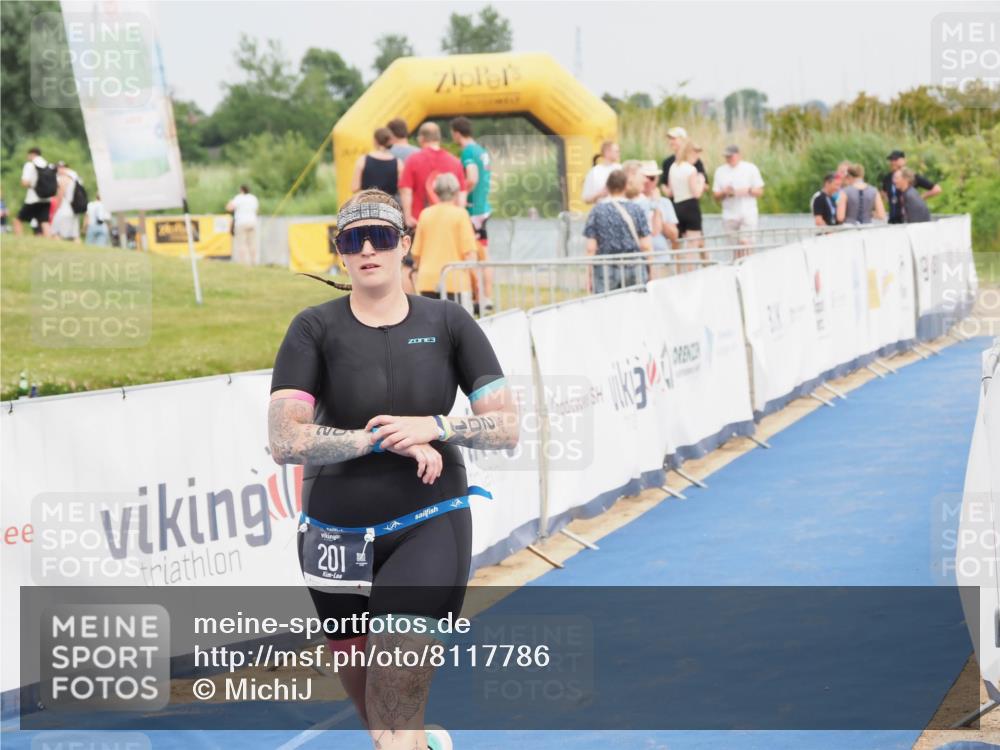 22.06.2025 - Viking Triathlon MichiJ http://msf.ph/oto/8117786 22.06.2025 16:54:16 Ziel 201 meine-sportfotos.de