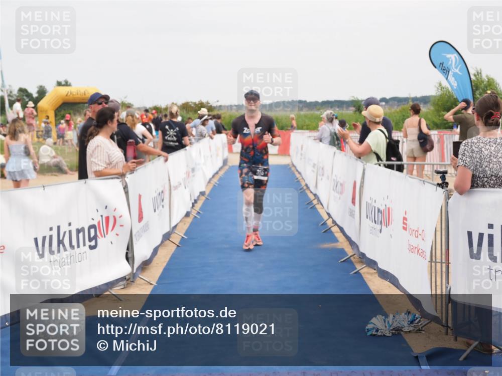 22.06.2025 - Viking Triathlon MichiJ http://msf.ph/oto/8119021 22.06.2025 15:08:36 Ziel 355 meine-sportfotos.de