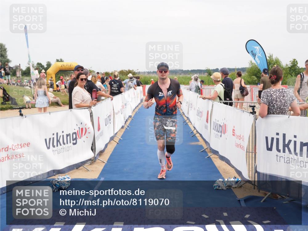 22.06.2025 - Viking Triathlon MichiJ http://msf.ph/oto/8119070 22.06.2025 15:08:37 Ziel 355 meine-sportfotos.de