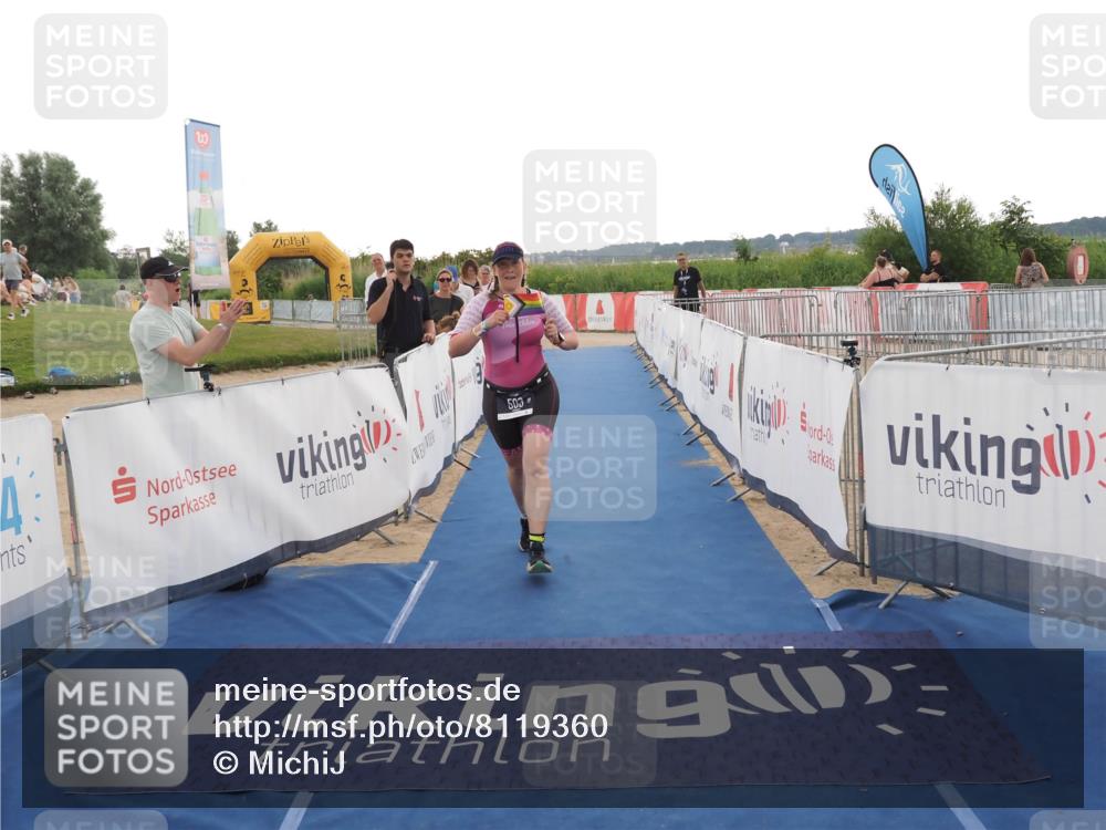 22.06.2025 - Viking Triathlon MichiJ http://msf.ph/oto/8119360 22.06.2025 16:28:28 Ziel 503 meine-sportfotos.de
