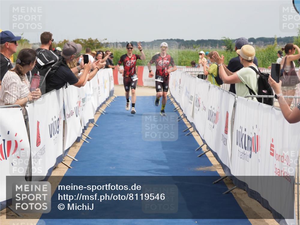 22.06.2025 - Viking Triathlon MichiJ http://msf.ph/oto/8119546 22.06.2025 15:09:39 Ziel 428, 506 meine-sportfotos.de