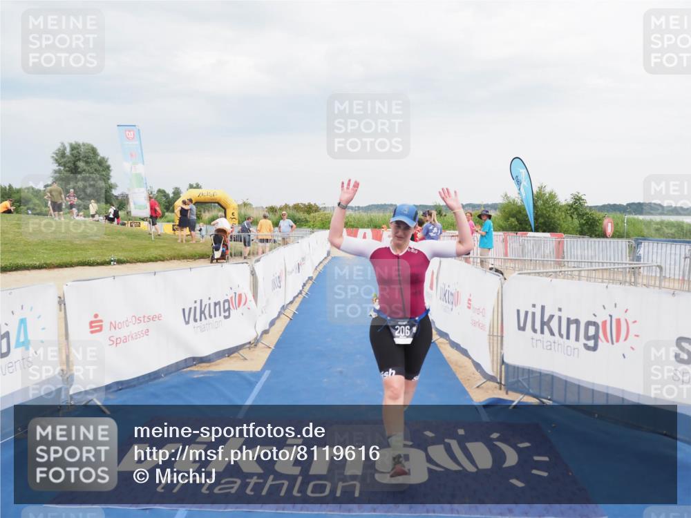 22.06.2025 - Viking Triathlon MichiJ http://msf.ph/oto/8119616 22.06.2025 17:00:50 Ziel 206 meine-sportfotos.de