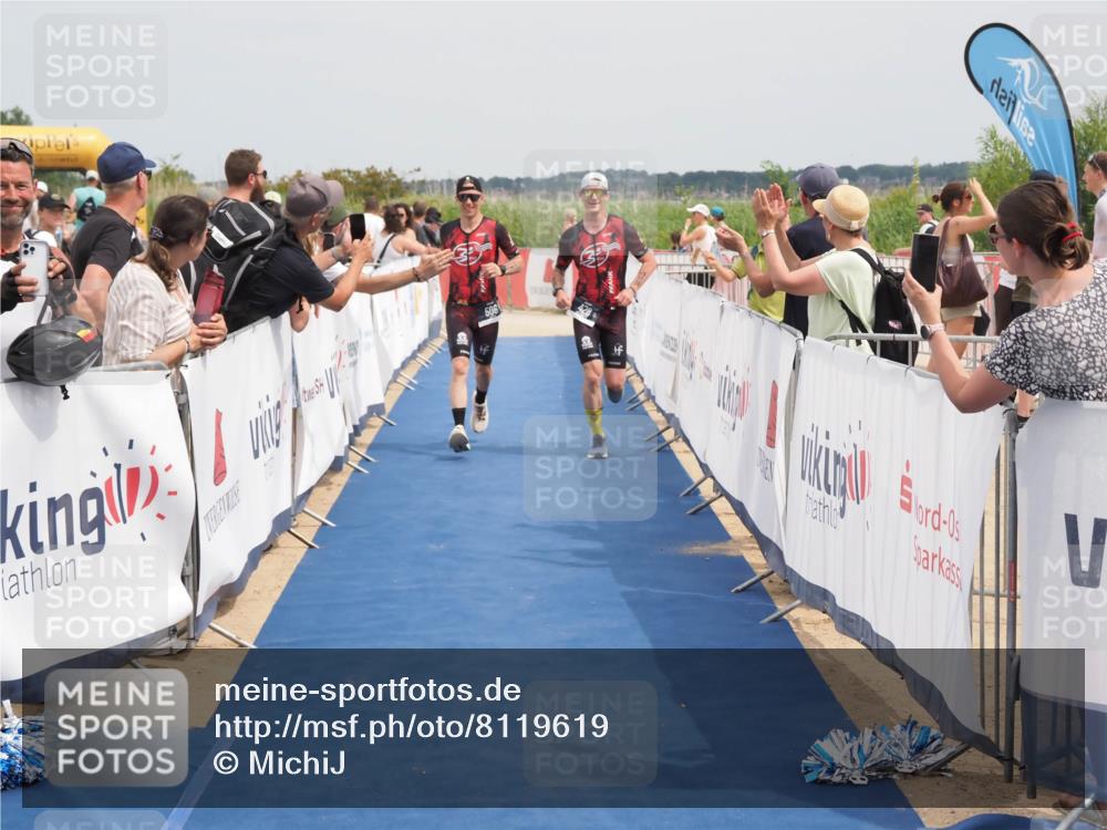 22.06.2025 - Viking Triathlon MichiJ http://msf.ph/oto/8119619 22.06.2025 15:09:40 Ziel 428, 506 meine-sportfotos.de