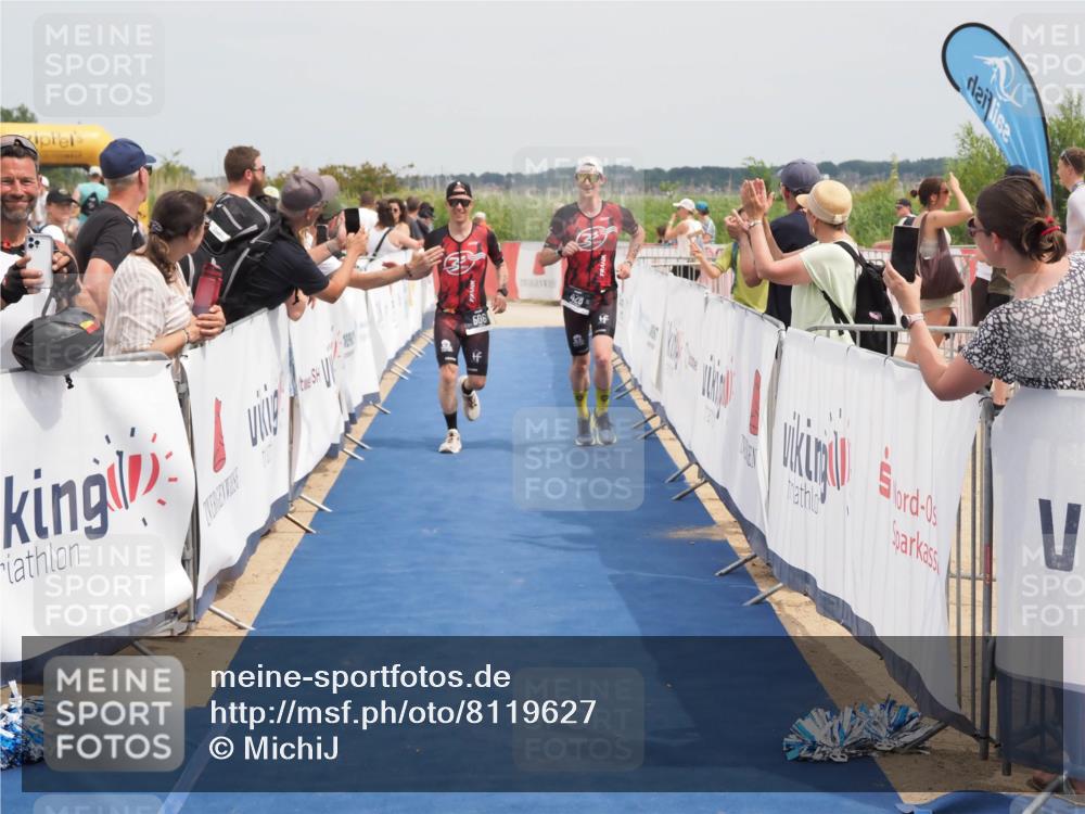 22.06.2025 - Viking Triathlon MichiJ http://msf.ph/oto/8119627 22.06.2025 15:09:41 Ziel 428, 506 meine-sportfotos.de