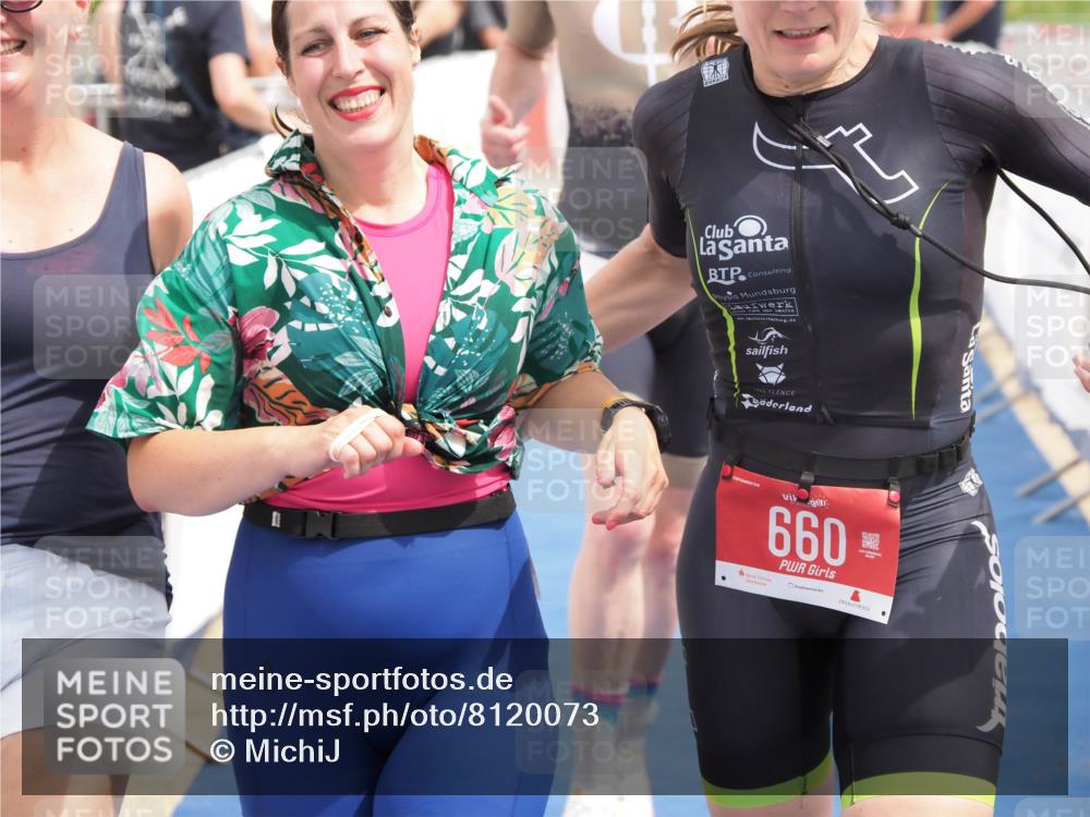 22.06.2025 - Viking Triathlon MichiJ http://msf.ph/oto/8120073 22.06.2025 15:10:37 Ziel 518, 660 meine-sportfotos.de