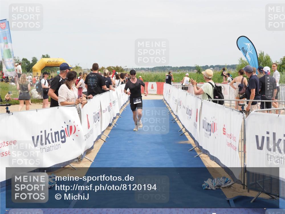 22.06.2025 - Viking Triathlon MichiJ http://msf.ph/oto/8120194 22.06.2025 15:11:15 Ziel 146, 271, 365 meine-sportfotos.de