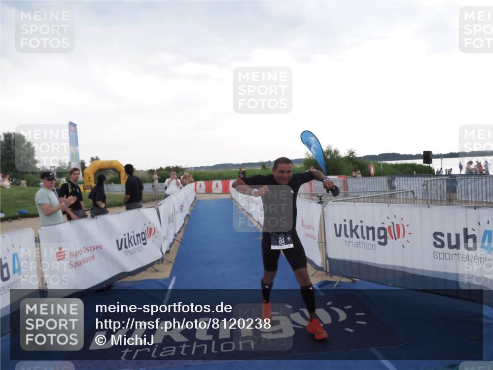 22.06.2025 - Viking Triathlon MichiJ http://msf.ph/oto/8120238 22.06.2025 16:30:24 Ziel 83 meine-sportfotos.de