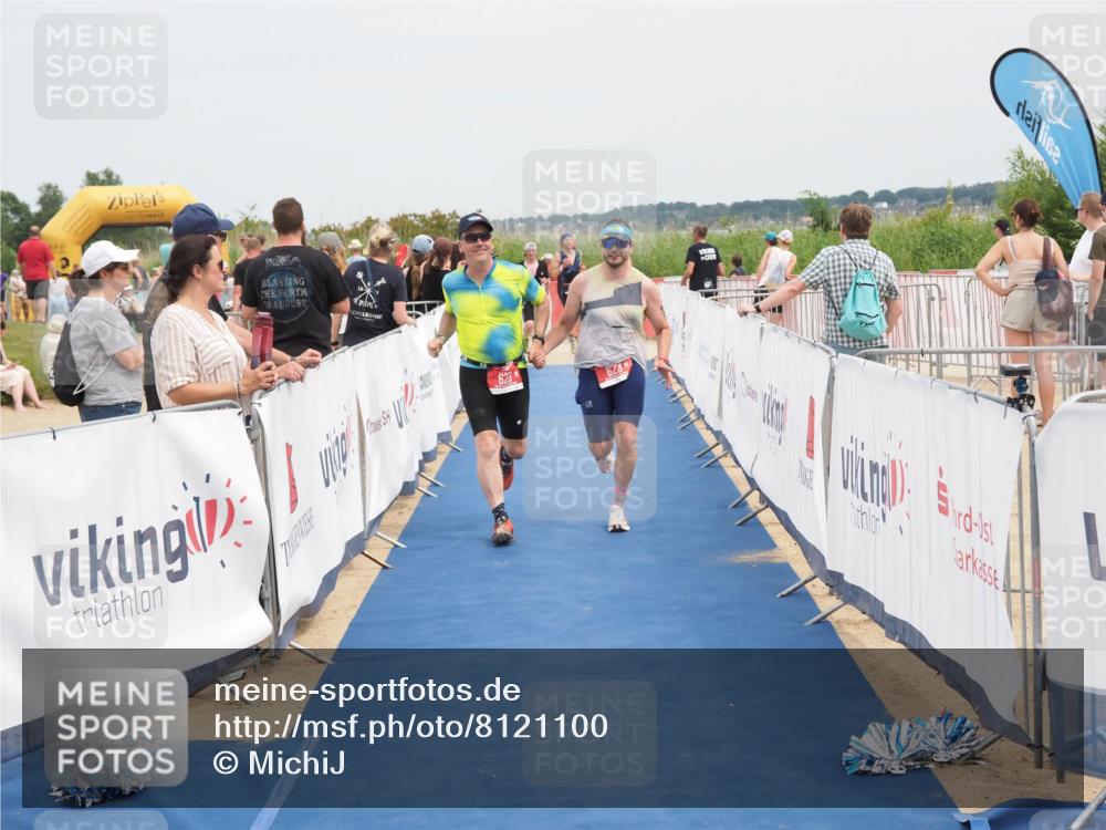 22.06.2025 - Viking Triathlon MichiJ http://msf.ph/oto/8121100 22.06.2025 15:13:06 Ziel 623 meine-sportfotos.de