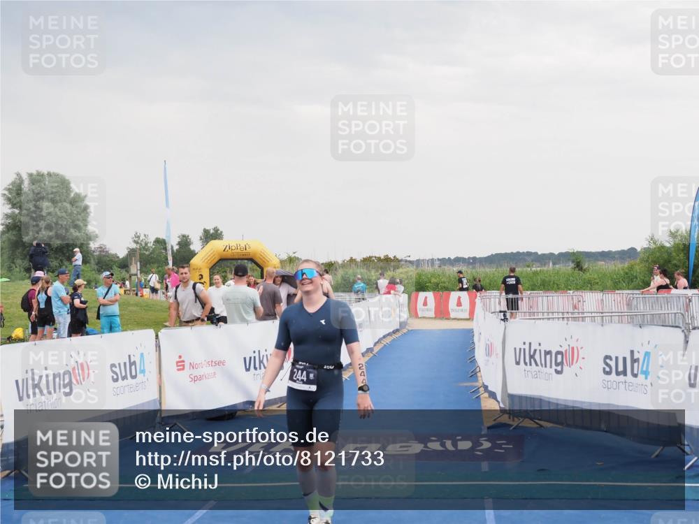 22.06.2025 - Viking Triathlon MichiJ http://msf.ph/oto/8121733 22.06.2025 16:36:24 Ziel 244 meine-sportfotos.de