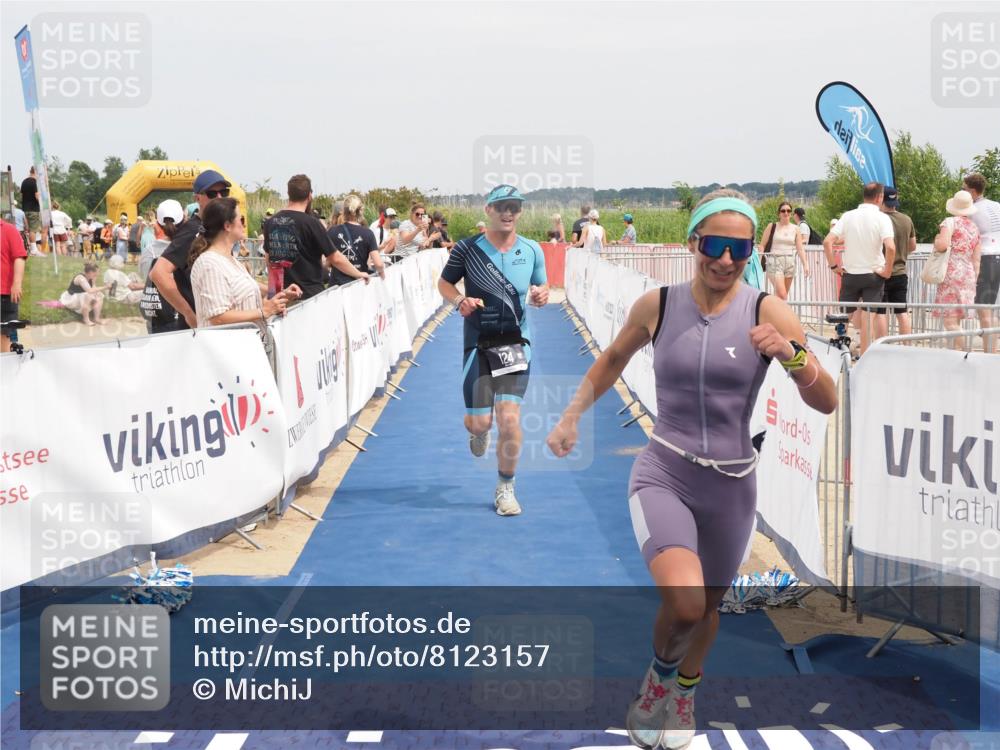 22.06.2025 - Viking Triathlon MichiJ http://msf.ph/oto/8123157 22.06.2025 15:14:19 Ziel 58, 124 meine-sportfotos.de