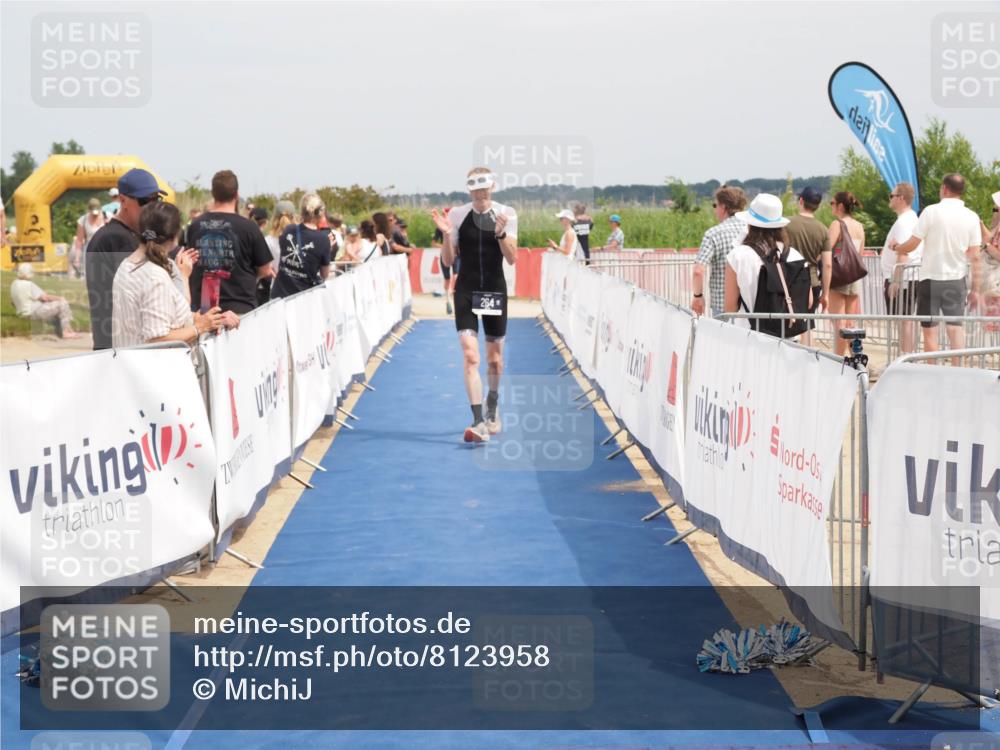 22.06.2025 - Viking Triathlon MichiJ http://msf.ph/oto/8123958 22.06.2025 15:14:52 Ziel 264 meine-sportfotos.de
