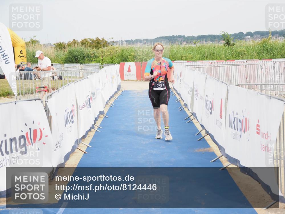 22.06.2025 - Viking Triathlon MichiJ http://msf.ph/oto/8124446 22.06.2025 17:19:17 Ziel 268 meine-sportfotos.de