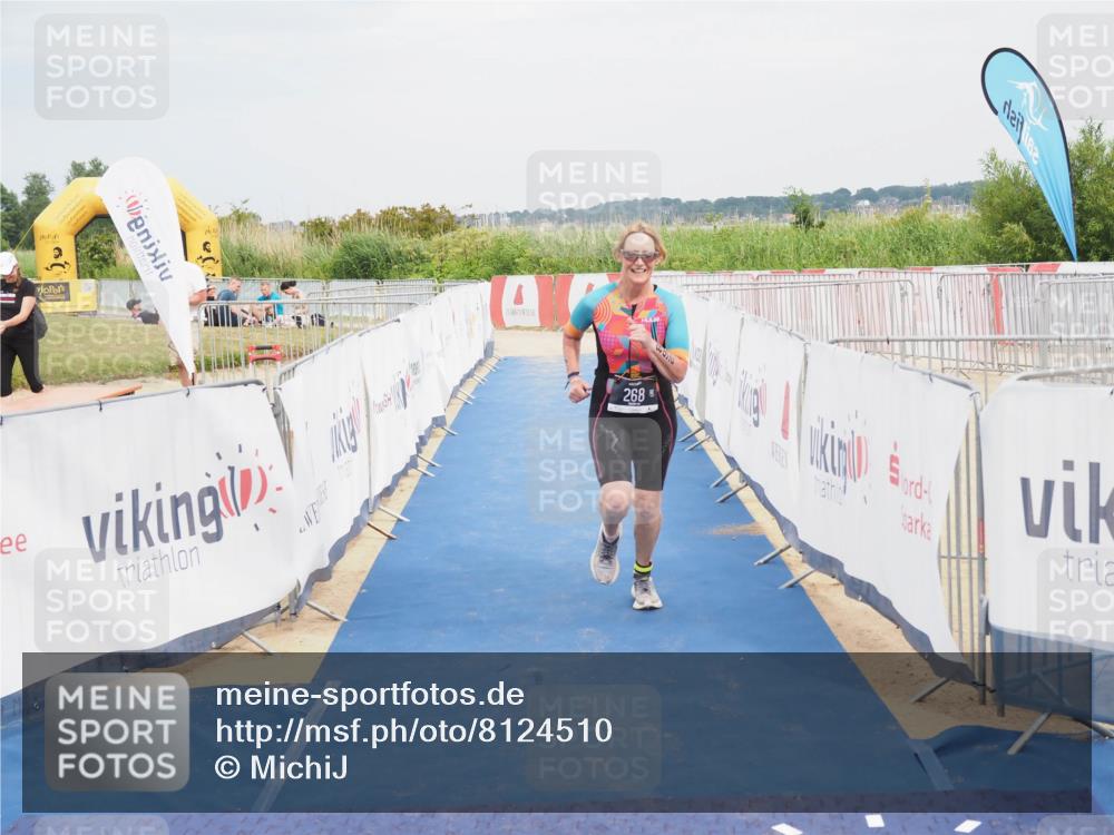 22.06.2025 - Viking Triathlon MichiJ http://msf.ph/oto/8124510 22.06.2025 17:19:19 Ziel 268 meine-sportfotos.de