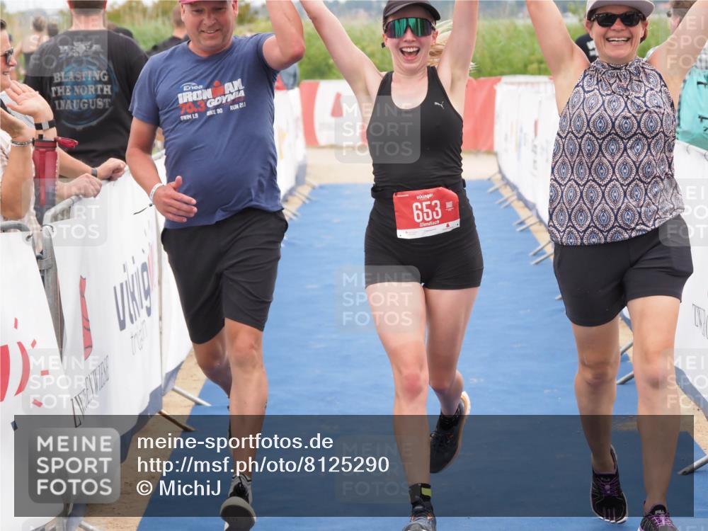 22.06.2025 - Viking Triathlon MichiJ http://msf.ph/oto/8125290 22.06.2025 15:20:09 Ziel 653 meine-sportfotos.de