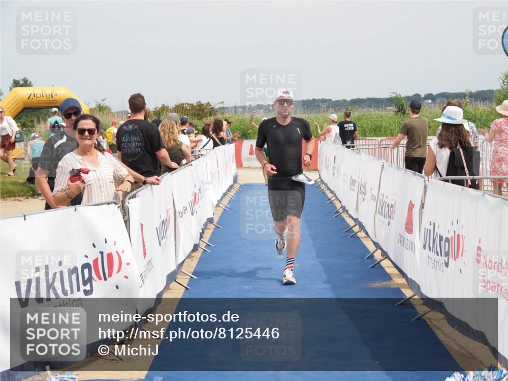 22.06.2025 - Viking Triathlon MichiJ http://msf.ph/oto/8125446 22.06.2025 15:16:28 Ziel 162, 266 meine-sportfotos.de