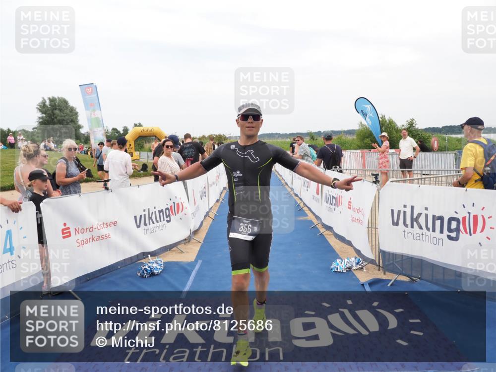 22.06.2025 - Viking Triathlon MichiJ http://msf.ph/oto/8125686 22.06.2025 15:21:02 Ziel 356 meine-sportfotos.de