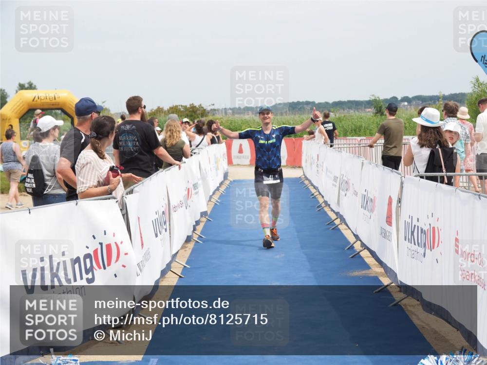 22.06.2025 - Viking Triathlon MichiJ http://msf.ph/oto/8125715 22.06.2025 15:16:48 Ziel 41 meine-sportfotos.de