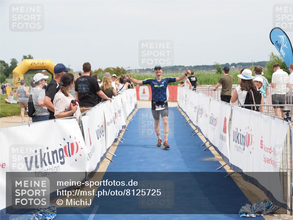 22.06.2025 - Viking Triathlon MichiJ http://msf.ph/oto/8125725 22.06.2025 15:16:49 Ziel 41 meine-sportfotos.de