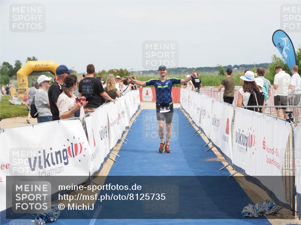 22.06.2025 - Viking Triathlon MichiJ http://msf.ph/oto/8125735 22.06.2025 15:16:49 Ziel 41 meine-sportfotos.de