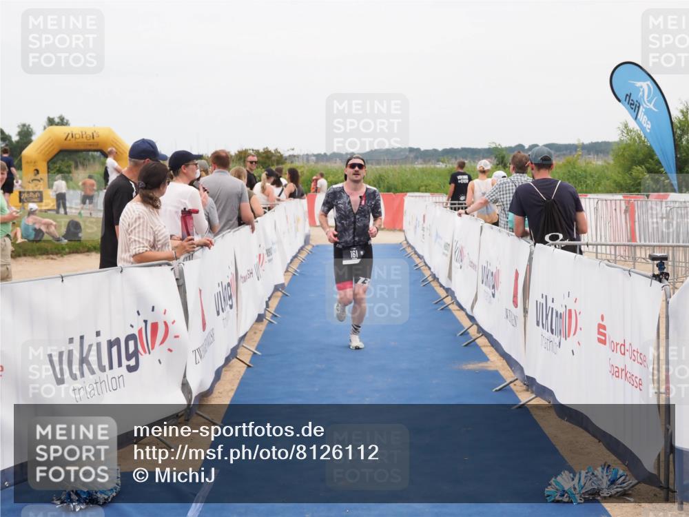 22.06.2025 - Viking Triathlon MichiJ http://msf.ph/oto/8126112 22.06.2025 15:22:35 Ziel 161 meine-sportfotos.de