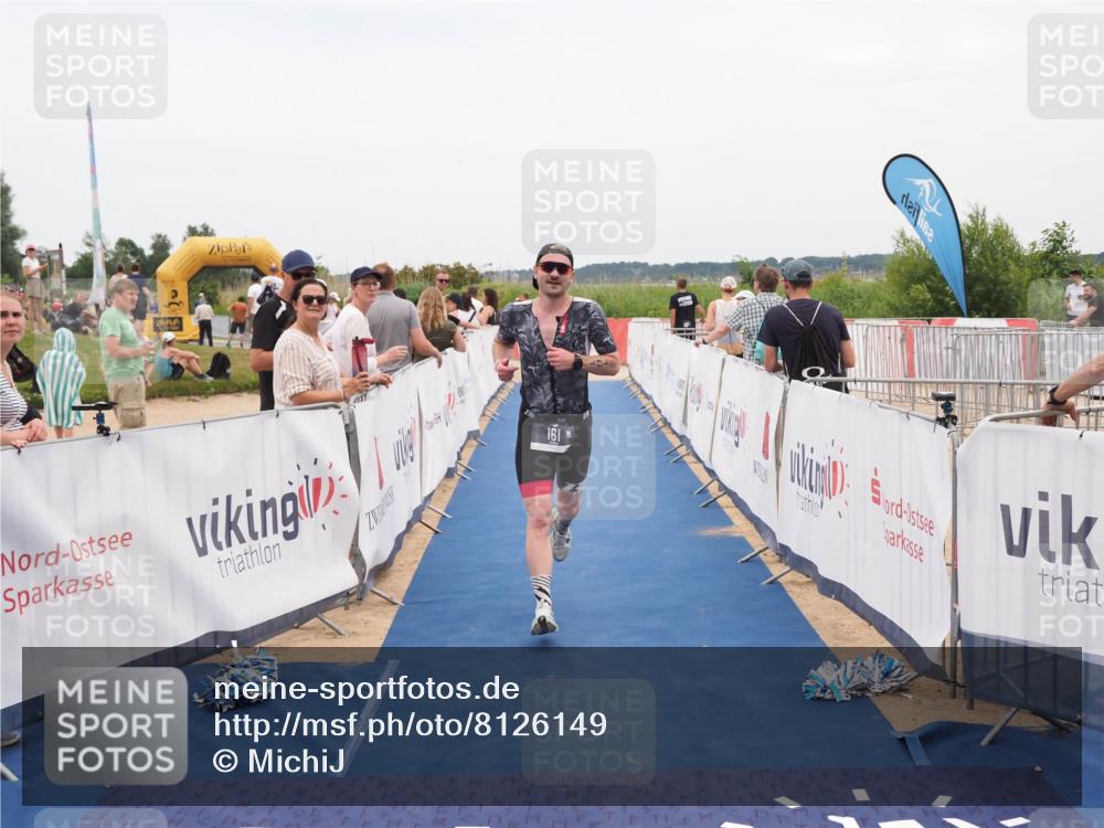 22.06.2025 - Viking Triathlon MichiJ http://msf.ph/oto/8126149 22.06.2025 15:22:36 Ziel 161 meine-sportfotos.de