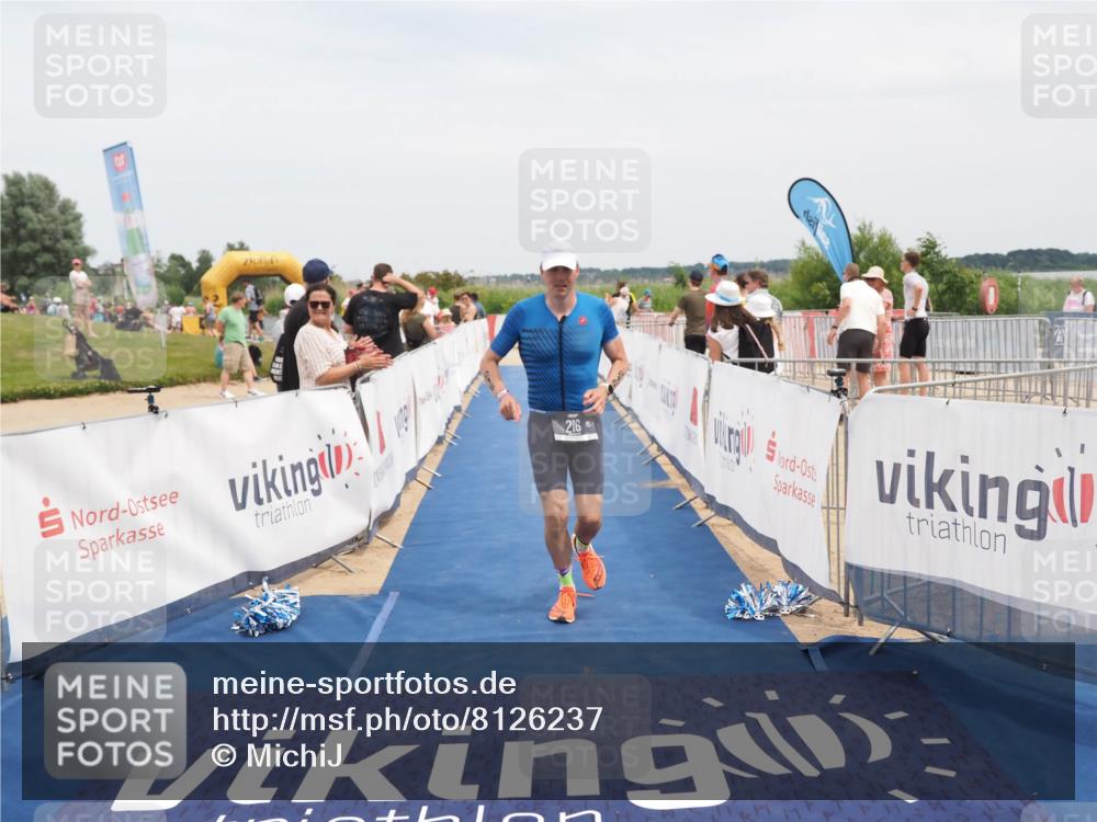 22.06.2025 - Viking Triathlon MichiJ http://msf.ph/oto/8126237 22.06.2025 15:17:33 Ziel 216 meine-sportfotos.de