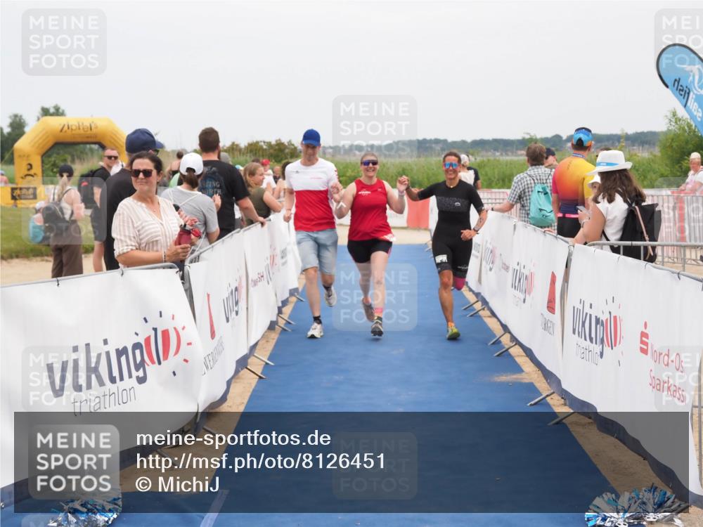 22.06.2025 - Viking Triathlon MichiJ http://msf.ph/oto/8126451 22.06.2025 15:18:07 Ziel 616 meine-sportfotos.de