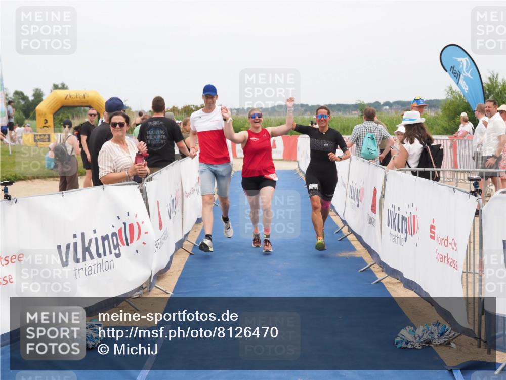 22.06.2025 - Viking Triathlon MichiJ http://msf.ph/oto/8126470 22.06.2025 15:18:08 Ziel 616 meine-sportfotos.de