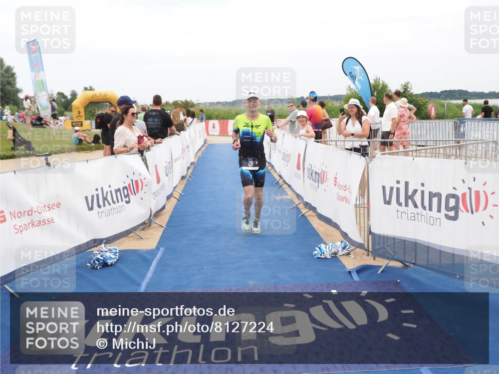 22.06.2025 - Viking Triathlon MichiJ http://msf.ph/oto/8127224 22.06.2025 15:18:43 Ziel 29, 175 meine-sportfotos.de