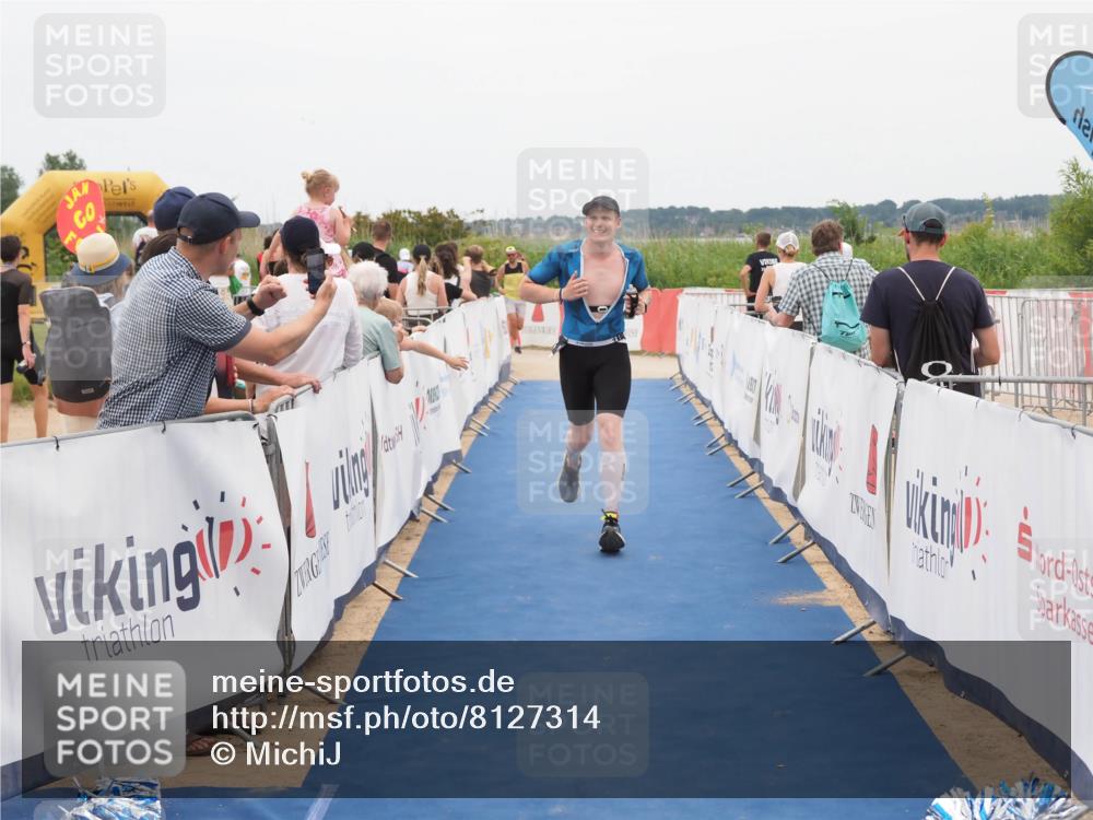 22.06.2025 - Viking Triathlon MichiJ http://msf.ph/oto/8127314 22.06.2025 15:24:36 Ziel 298 meine-sportfotos.de