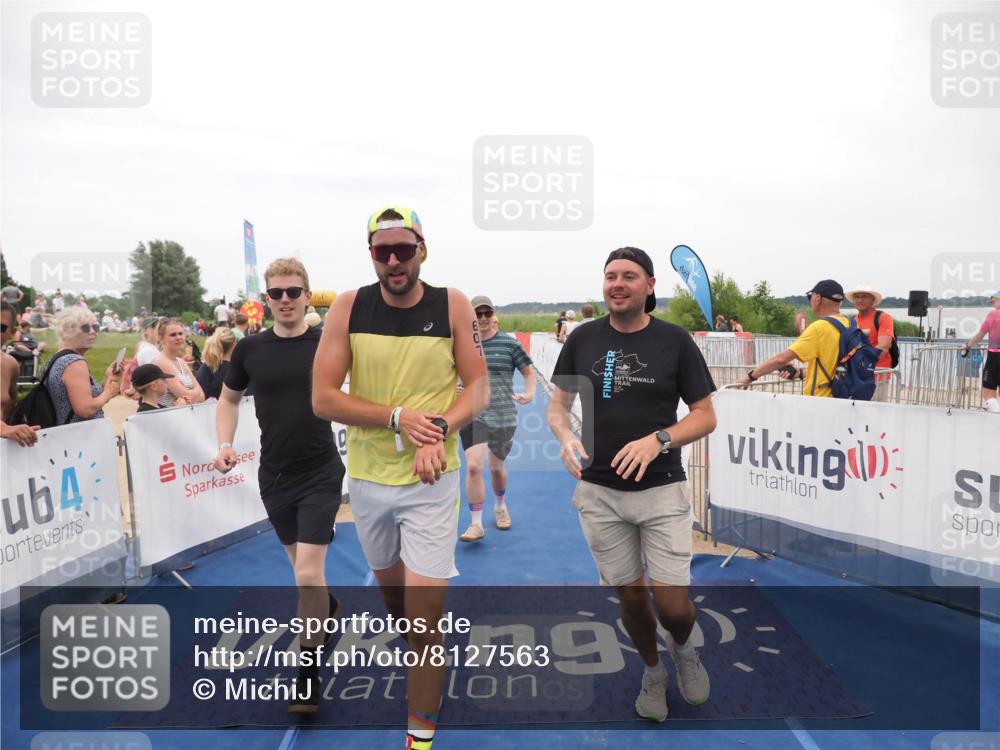22.06.2025 - Viking Triathlon MichiJ http://msf.ph/oto/8127563 22.06.2025 15:24:46 Ziel 210, 607 meine-sportfotos.de