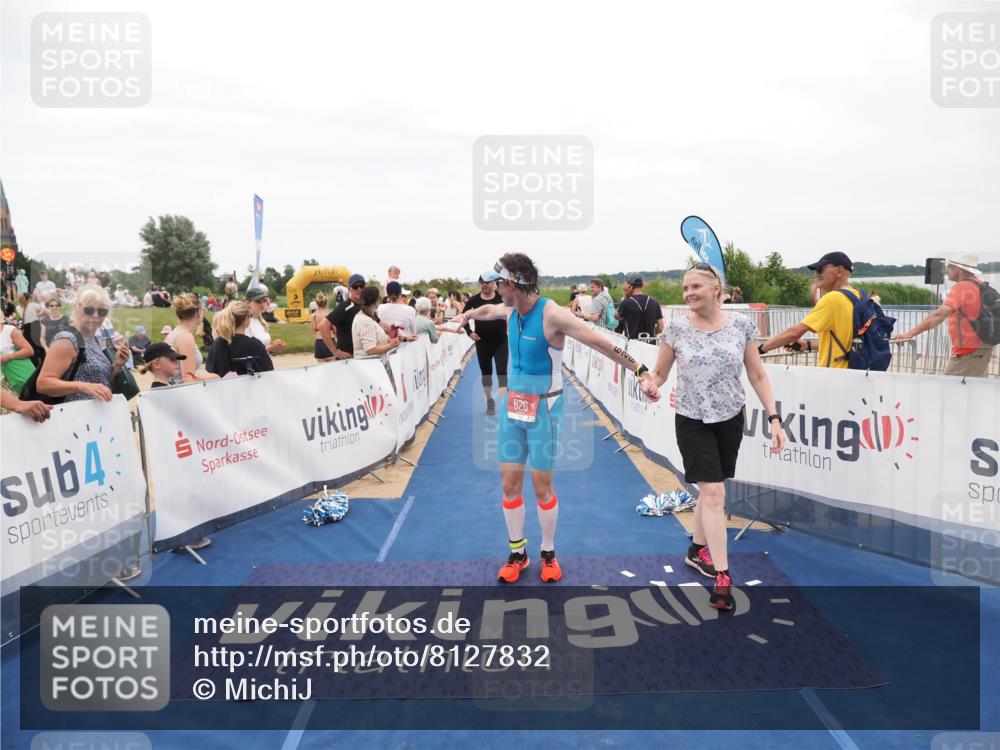 22.06.2025 - Viking Triathlon MichiJ http://msf.ph/oto/8127832 22.06.2025 15:25:15 Ziel 626 meine-sportfotos.de