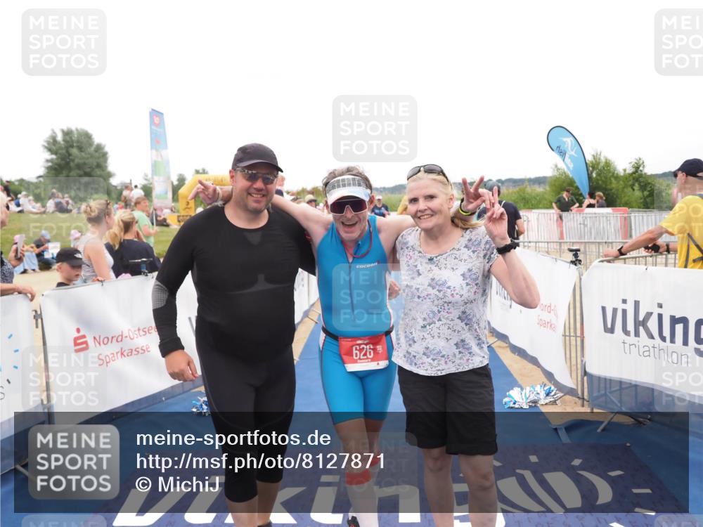 22.06.2025 - Viking Triathlon MichiJ http://msf.ph/oto/8127871 22.06.2025 15:25:23 Ziel 91, 394 meine-sportfotos.de