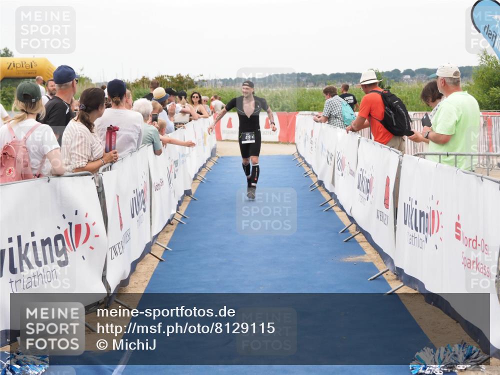 22.06.2025 - Viking Triathlon MichiJ http://msf.ph/oto/8129115 22.06.2025 15:27:44 Ziel 419 meine-sportfotos.de
