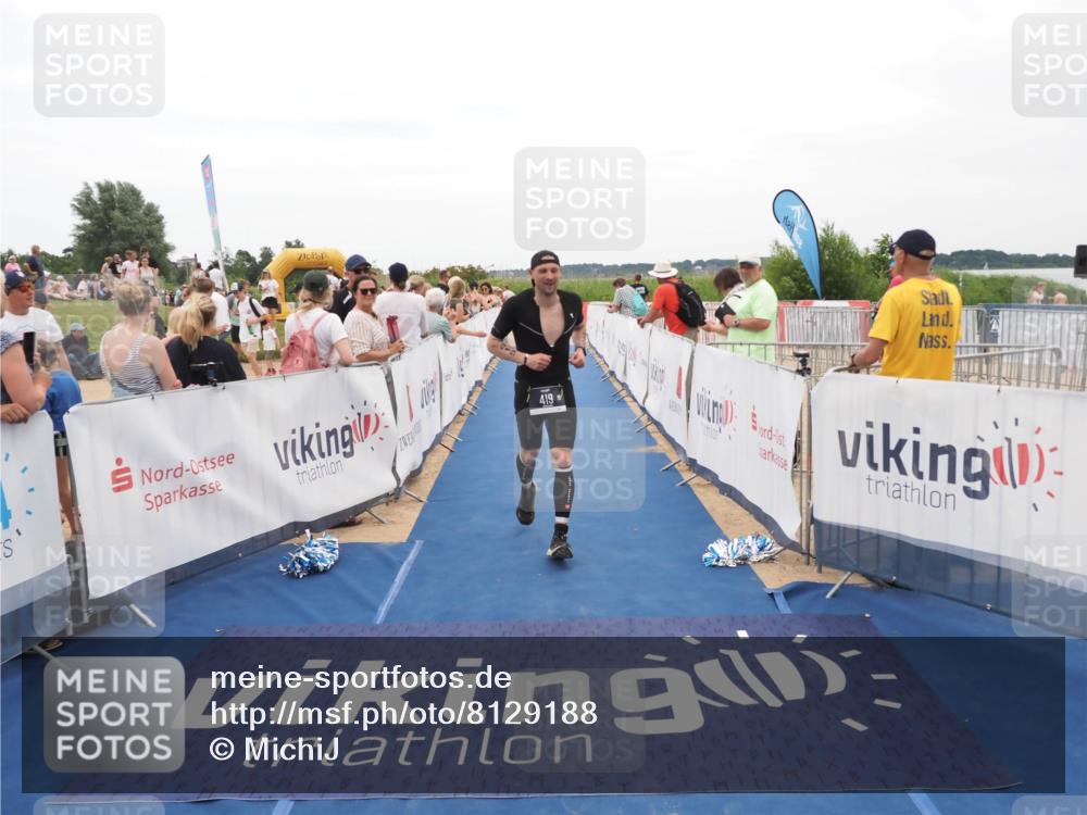 22.06.2025 - Viking Triathlon MichiJ http://msf.ph/oto/8129188 22.06.2025 15:27:46 Ziel 419 meine-sportfotos.de
