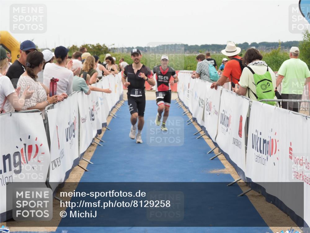 22.06.2025 - Viking Triathlon MichiJ http://msf.ph/oto/8129258 22.06.2025 15:28:02 Ziel 61, 313 meine-sportfotos.de