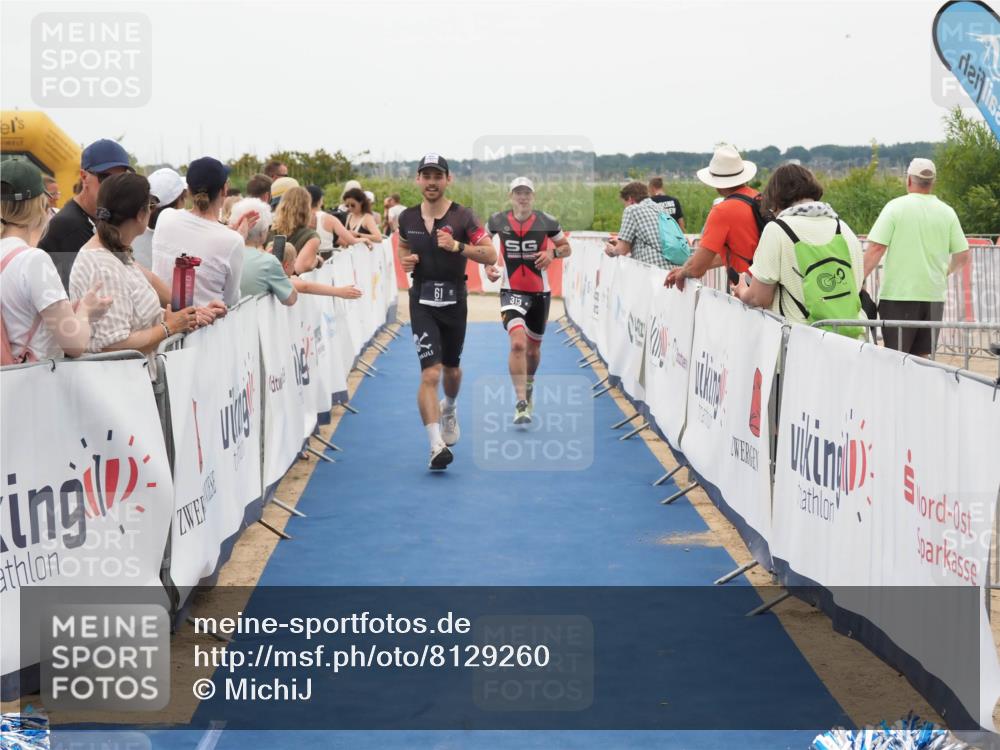 22.06.2025 - Viking Triathlon MichiJ http://msf.ph/oto/8129260 22.06.2025 15:28:03 Ziel 61, 313 meine-sportfotos.de