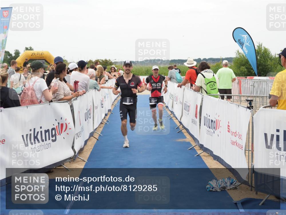 22.06.2025 - Viking Triathlon MichiJ http://msf.ph/oto/8129285 22.06.2025 15:28:03 Ziel 61, 313 meine-sportfotos.de