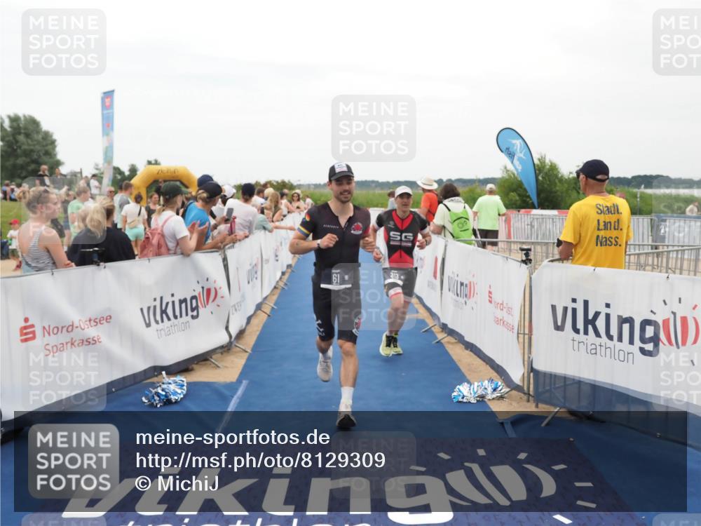 22.06.2025 - Viking Triathlon MichiJ http://msf.ph/oto/8129309 22.06.2025 15:28:04 Ziel 61, 313 meine-sportfotos.de