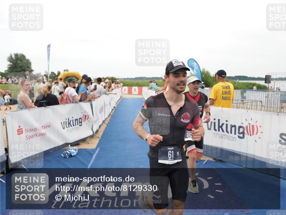 22.06.2025 - Viking Triathlon MichiJ http://msf.ph/oto/8129330 22.06.2025 15:28:05 Ziel 61, 313 meine-sportfotos.de