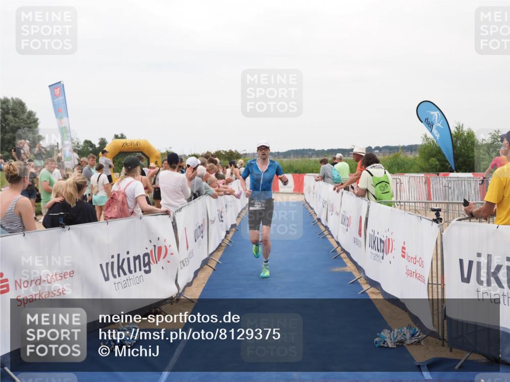 22.06.2025 - Viking Triathlon MichiJ http://msf.ph/oto/8129375 22.06.2025 15:28:29 Ziel 157, 350 meine-sportfotos.de