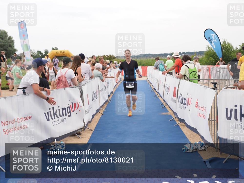 22.06.2025 - Viking Triathlon MichiJ http://msf.ph/oto/8130021 22.06.2025 15:29:52 Ziel 351 meine-sportfotos.de