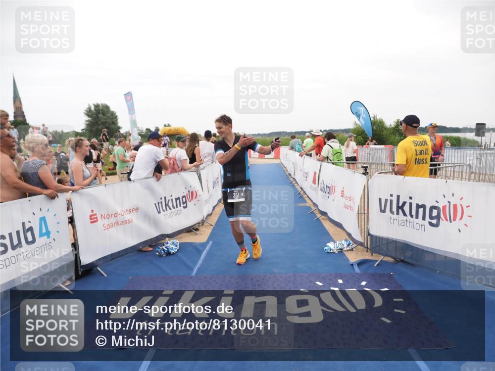 22.06.2025 - Viking Triathlon MichiJ http://msf.ph/oto/8130041 22.06.2025 15:29:54 Ziel 351 meine-sportfotos.de
