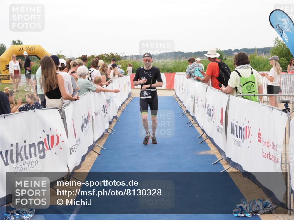 22.06.2025 - Viking Triathlon MichiJ http://msf.ph/oto/8130328 22.06.2025 15:30:32 Ziel 314 meine-sportfotos.de