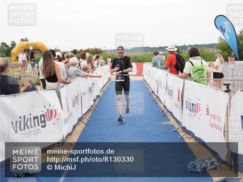 22.06.2025 - Viking Triathlon MichiJ http://msf.ph/oto/8130330 22.06.2025 15:30:33 Ziel 314 meine-sportfotos.de
