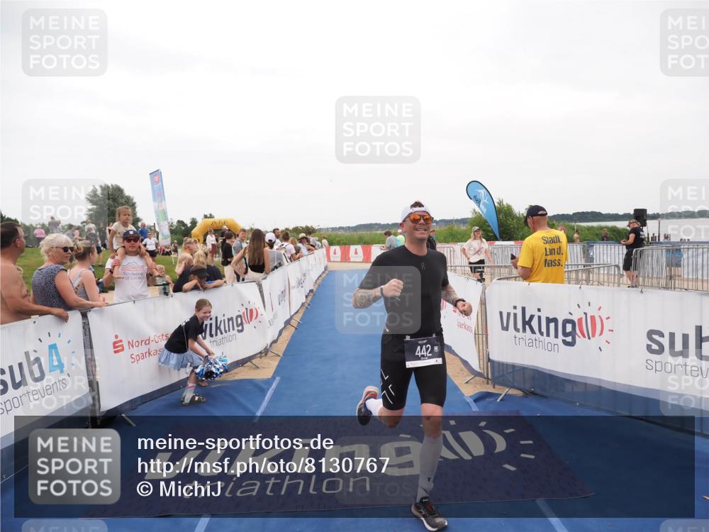 22.06.2025 - Viking Triathlon MichiJ http://msf.ph/oto/8130767 22.06.2025 15:32:33 Ziel 442 meine-sportfotos.de