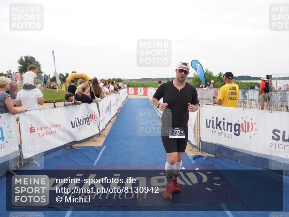 22.06.2025 - Viking Triathlon MichiJ http://msf.ph/oto/8130942 22.06.2025 15:34:23 Ziel 232 meine-sportfotos.de