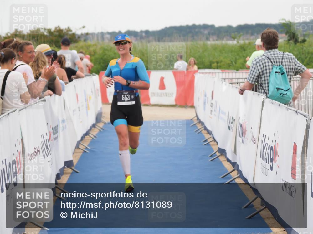 22.06.2025 - Viking Triathlon MichiJ http://msf.ph/oto/8131089 22.06.2025 15:35:10 Ziel 134, 553 meine-sportfotos.de